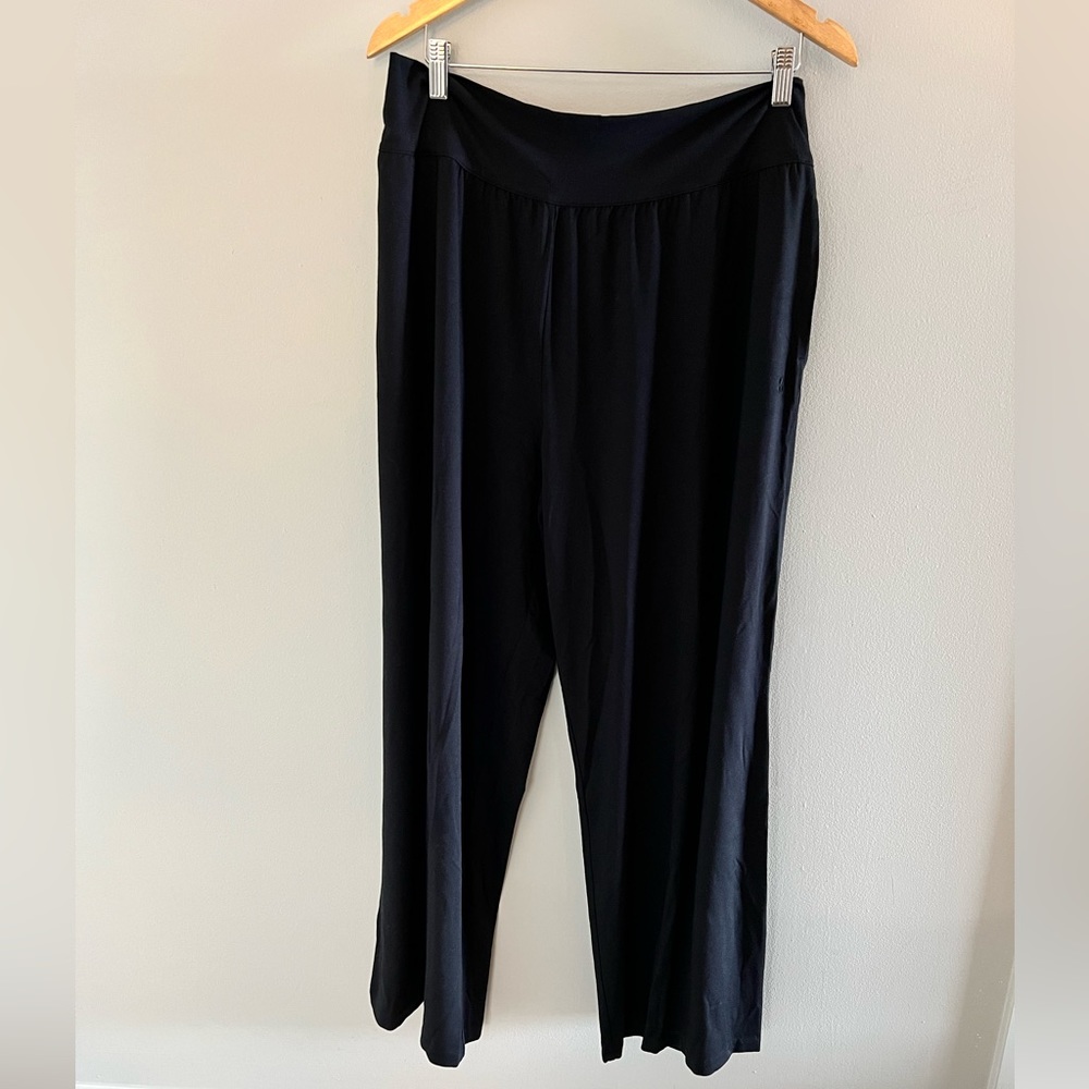 Sweaty Betty High Waist Stretch Wide Leg Modal Pants, size XXL